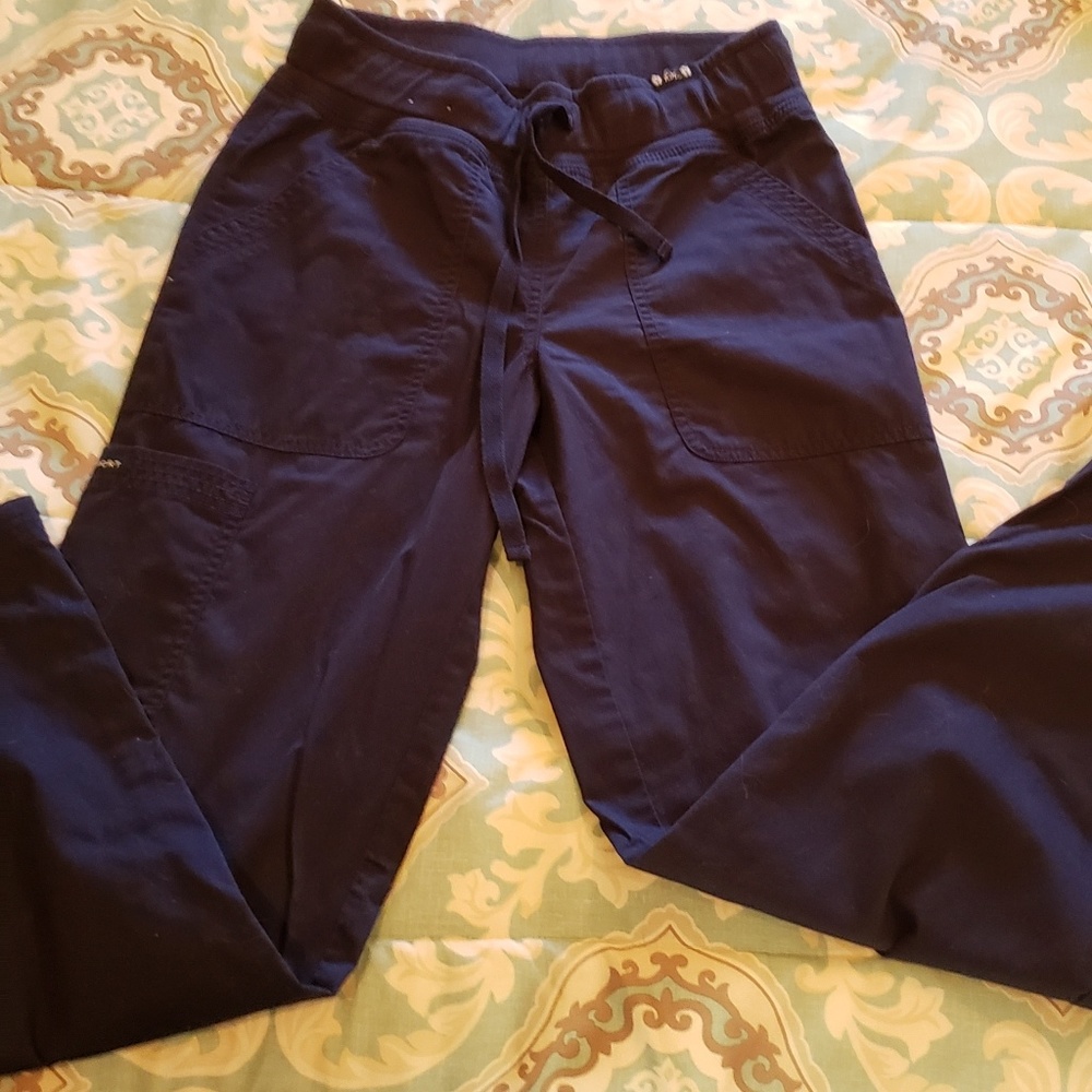 Koi Comfort Navy Scrub Bottoms PETITE